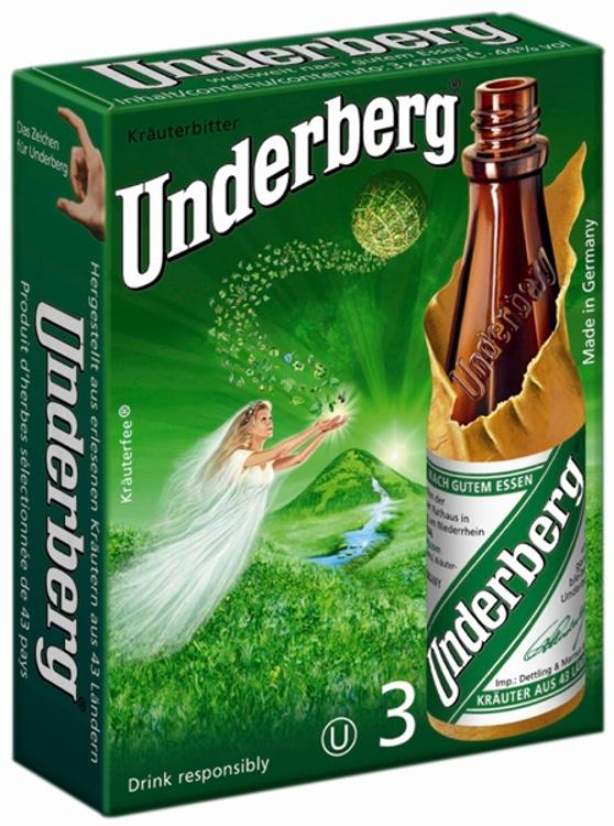 UNDERBERG 3X20 ML 60 ML BITTER