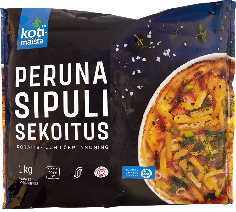 Kotimaista Peruna-sipulisekoitus pakaste 1kg
