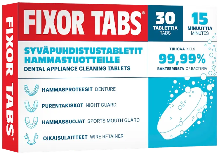 Fixor Tabs 30 kpl