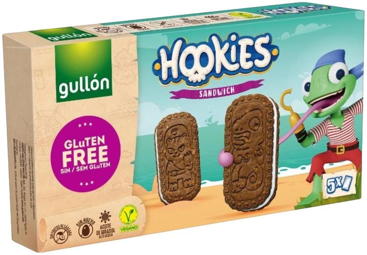 Gullón Hookies täytekeksi 230g Gluteeniton