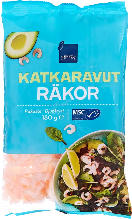 Rainbow katkaravut MSC 180 g pakaste