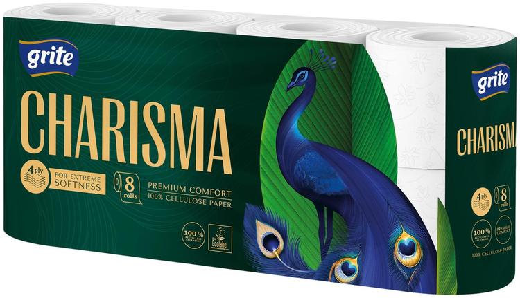 Grite wc-paperi 8rl Charisma 4ply