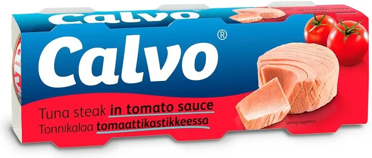 Calvo tonnikala tomaattikastikeessa 3x80/52g