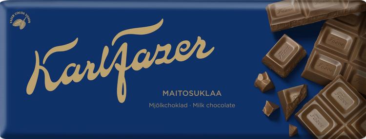 Karl Fazer maitosuklaalevy 180g