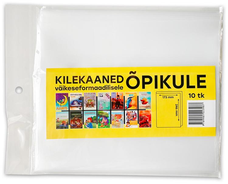 Kilekaaned 17x24 mõõdus õpikule 10 tk