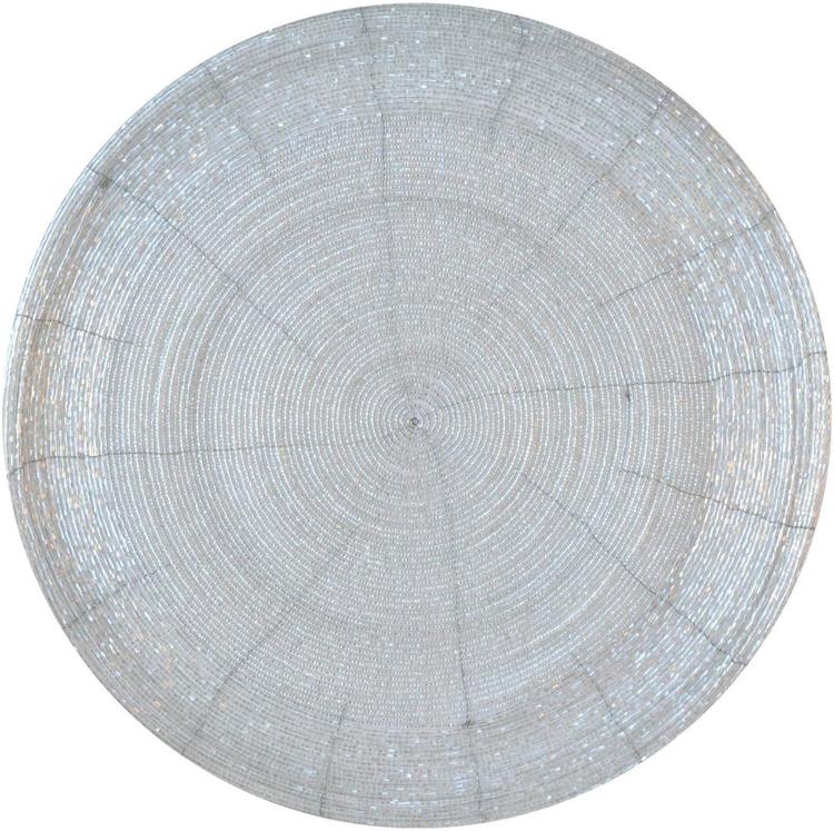 Tabletti helmi halkaisija 35 cm hopea