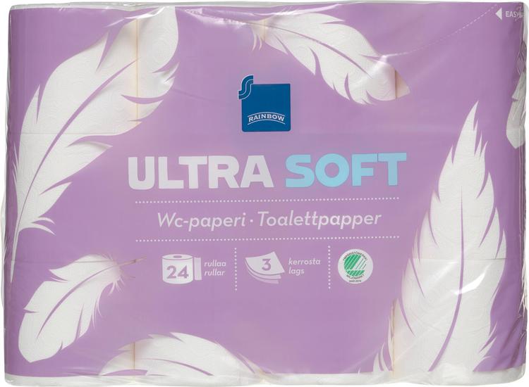 Rainbow Ultra Soft tualettpaber 24 rulli