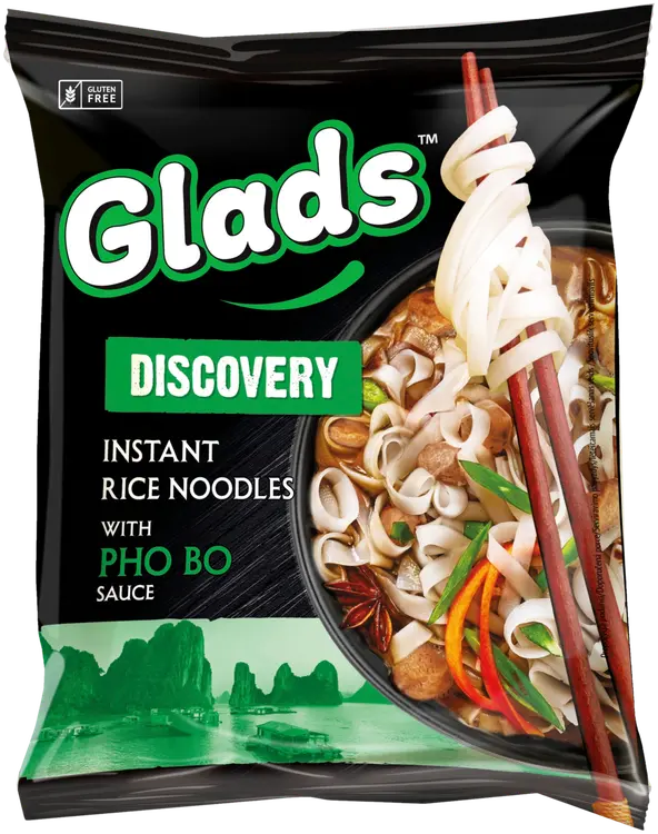 Glads Discovery Riisinuudeli Pho Bo kastikkeella 65 g