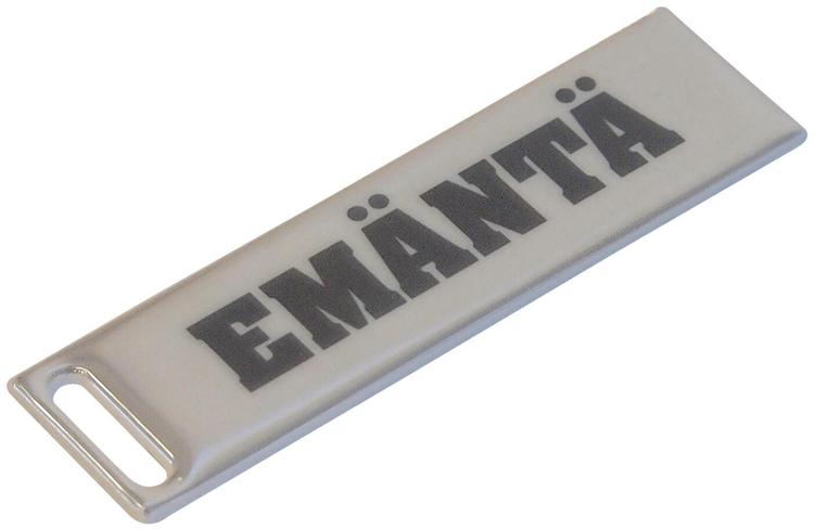 Kotimainen pehmoheijastin Emäntä, palloketjulla.