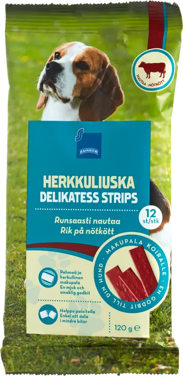 Rainbow 120g/ 12 kpl Herkkuliuska koirille