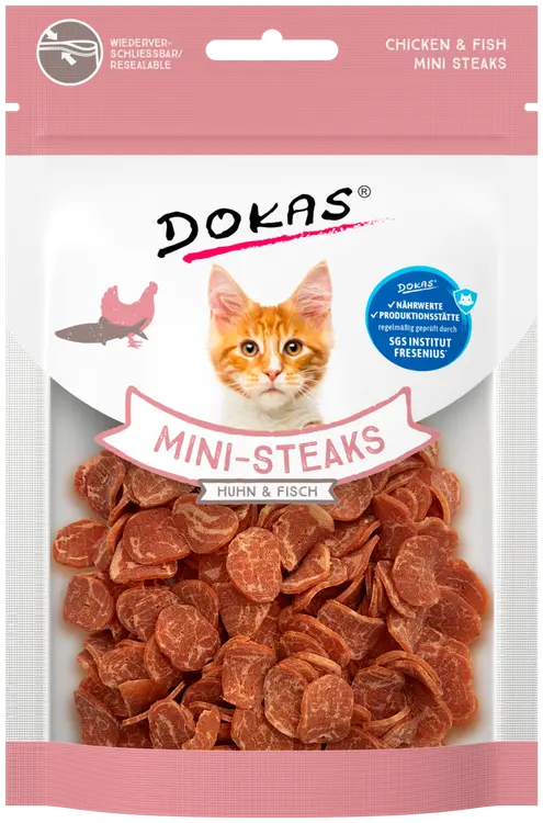 Dokas Kissan minipihvit kana-kala 25g