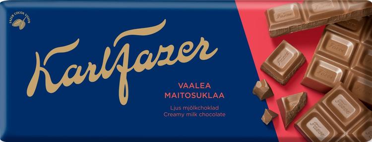 Karl Fazer vaalea maitosuklaa 180g