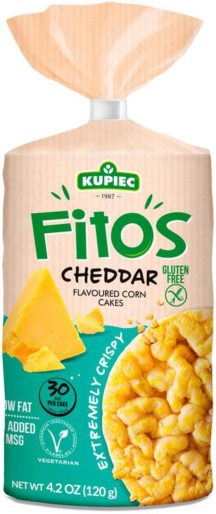 Kupiec Fitos maisivahvlid cheddari juustuga 120g