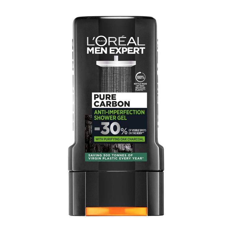 L'Oréal Paris Men Expert Pure Carbon Anti-Imperfection suihkugeeli 300 ml