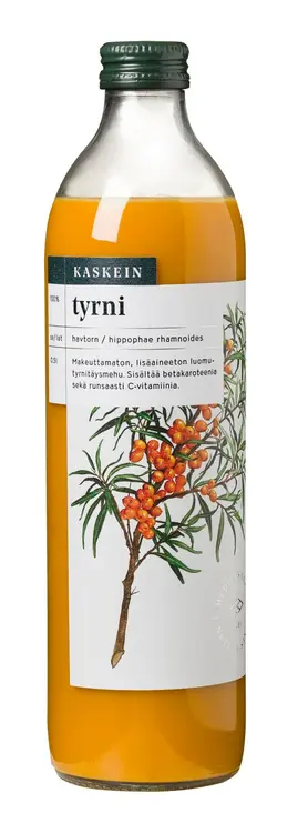 Kaskein Marja Luomu tyrnitäysmehu 0,5l lisäaineeton
