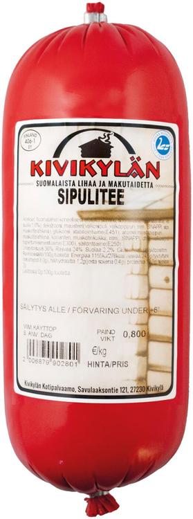 Kivikylän Sipuliteemakkara 800 g