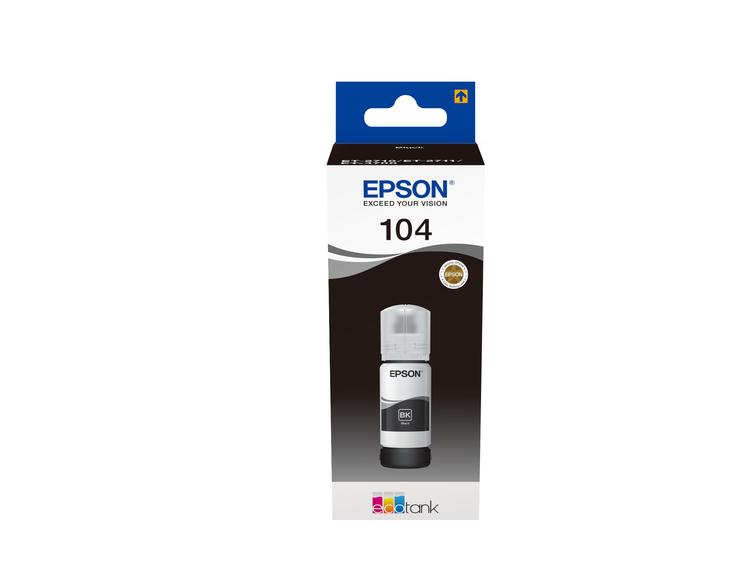 Epson mustepullo 104 musta