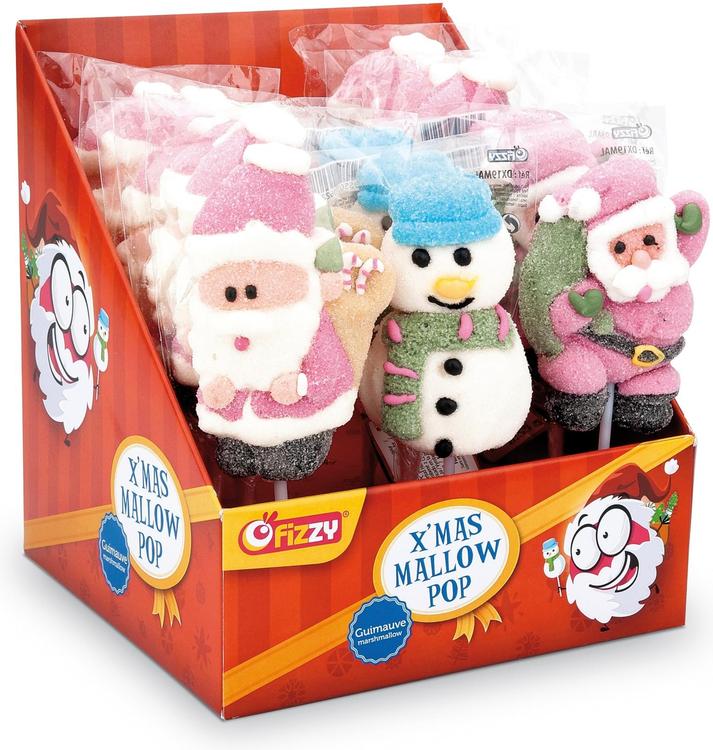 Fizzy Xmas mallow pop vaahtotikkari 35g