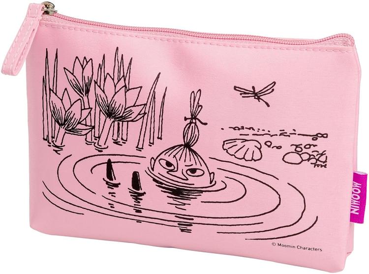 Cailap Muumi kosmetiikkalaukku pieni pinkki