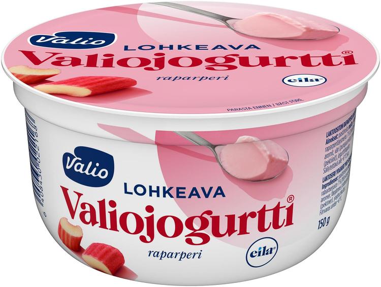 Valiojogurtti® lohkeava jogurtti 150 g raparperi laktoositon