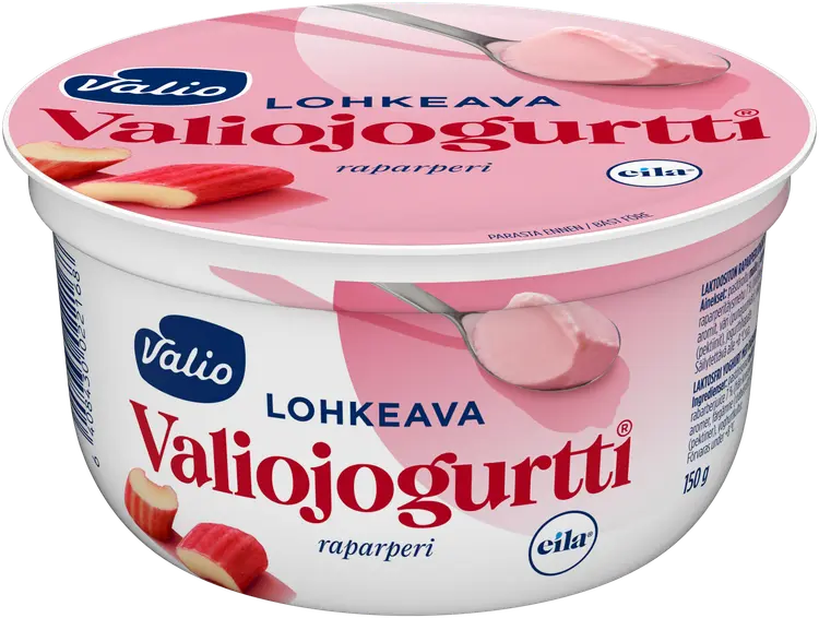Valiojogurtti® lohkeava jogurtti 150 g raparperi laktoositon