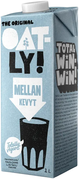 Oatly Kaurajuoma Kevyt 1L