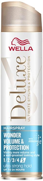 Juukselakk deluxe wonder volu&otection 250ml