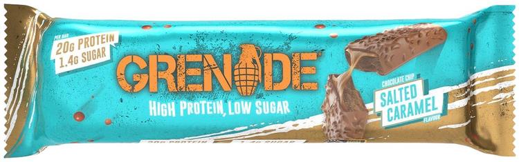 Grenade Chocolate chip Salted Caramel   proteiiini patukka 60g