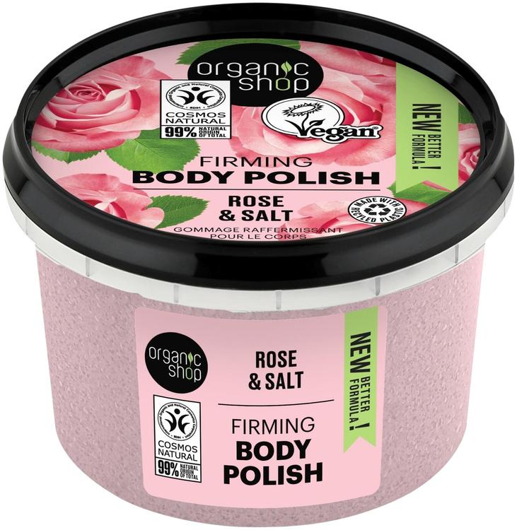 Organic Shop Firming Body Polish Rose- vartalokuorinta 250 ml