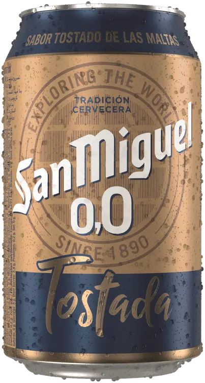 San Miguel 0,0% Tostada Alkoholiton Olut 33cl tlk