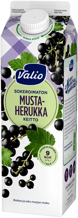 Valio mustaherukkakeitto 1 kg sokeroimaton