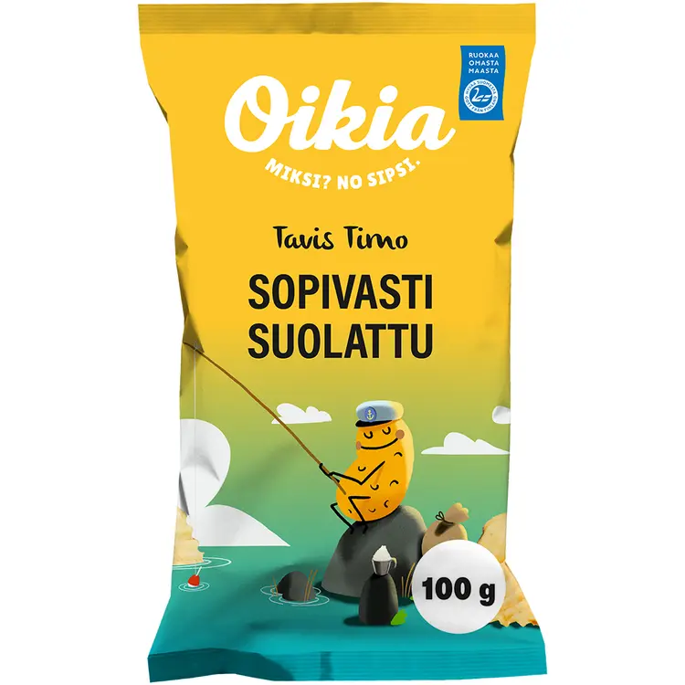 Oikia Tavis Timo suola perunalastut 100g
