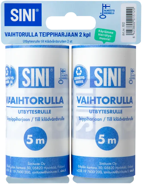 Sini Vaihtorulla teippiharjaan 2 kpl