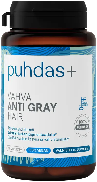 puhdas+ Vahva Anti Gray Hair 60 kaps