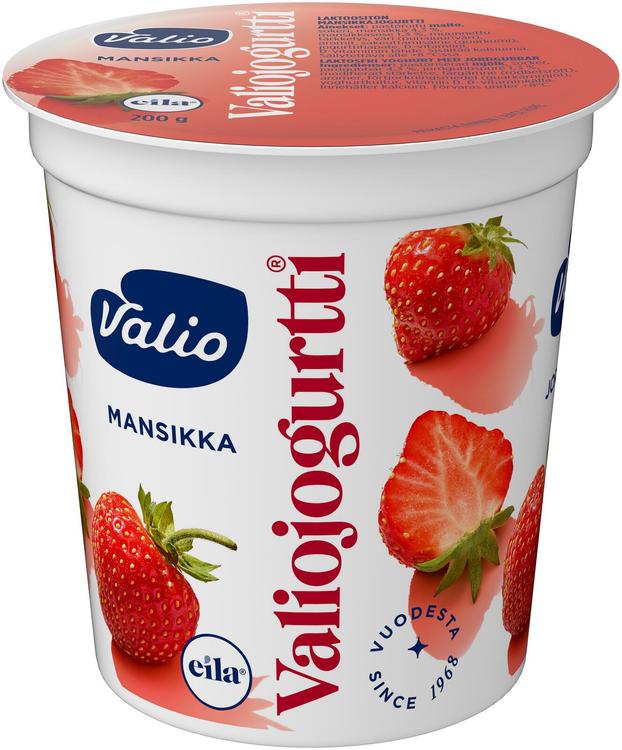Valiojogurtti® 200 g mansikka laktoositon