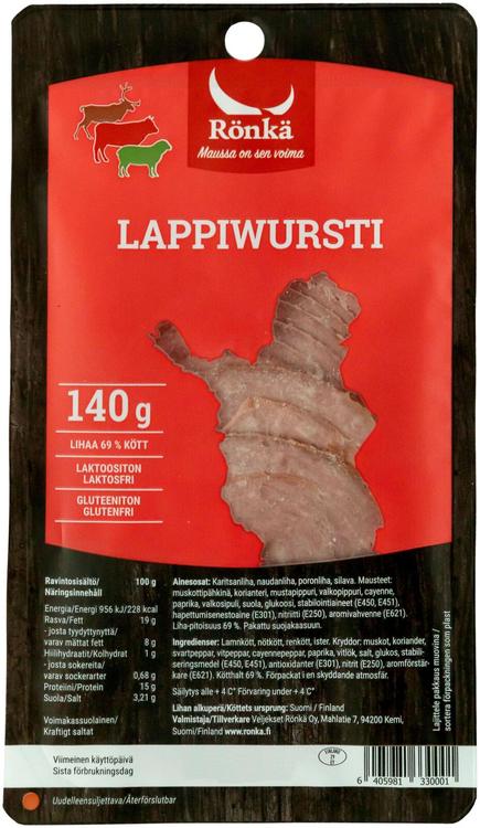 Rönkä Lappiwursti 140g