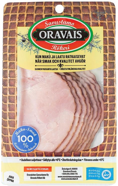 Oravais Savustettu kinkku, viipaleet 150g