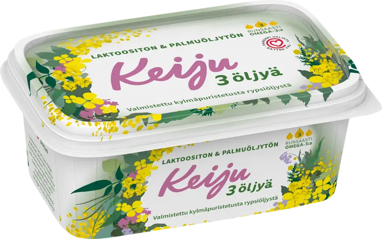 Keiju 3 öljyä rypsiöljymargariini 400g