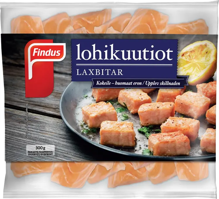 Findus Lohikuutiot 300g, pakaste
