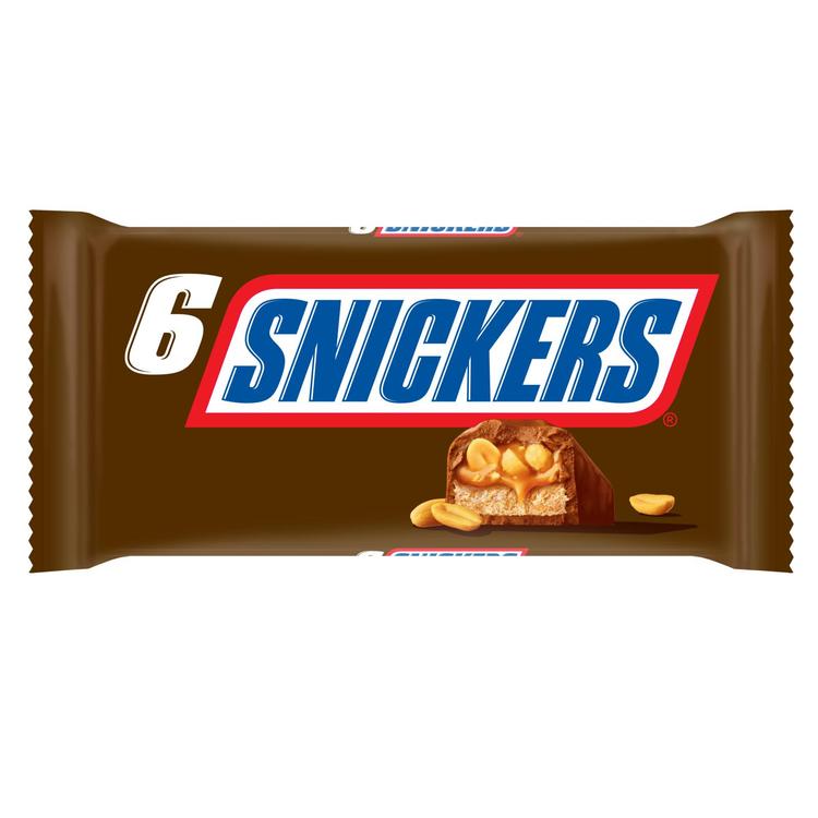 Snickers 6-pack suklaapatukat (6 x 50 g)