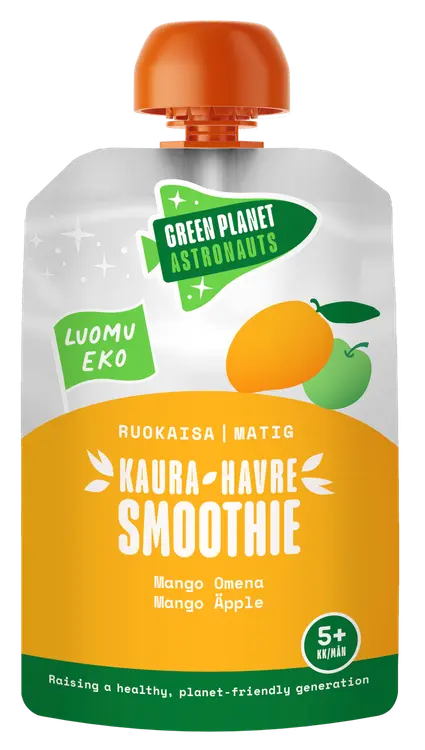 Green Planet Astronauts LUOMU kaurasmoothie omena-mango 100g 5kk+