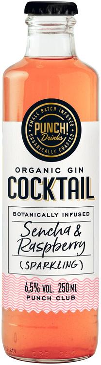 Punch! öko gini kokteil vaarikas ja sencha muu alkohoolne jook 5%, 250 ml