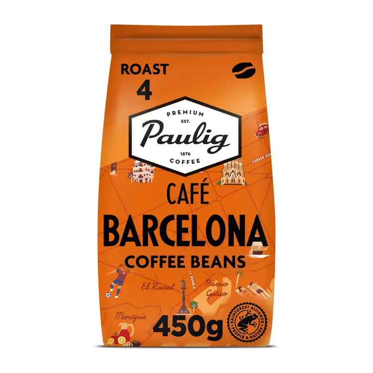 Paulig Café Barcelona kahvi kahvipapu 450g