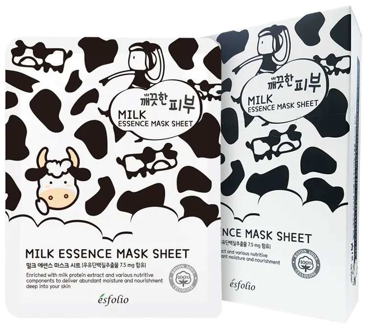 Esfolio milk essence sheet mask-kangasnaamio