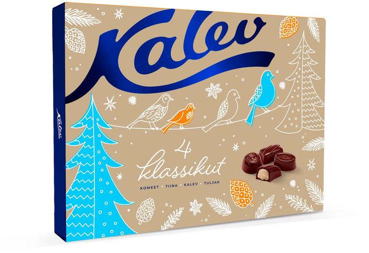 KALEV „4 klassikut“ valik šokolaadikomme 480g