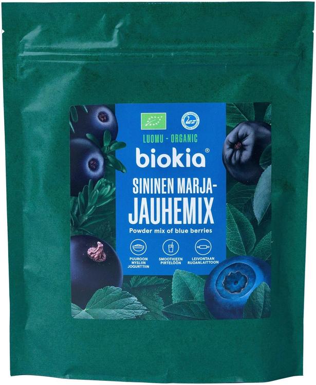 Biokia Luomu sininen marjajauhemix 150g