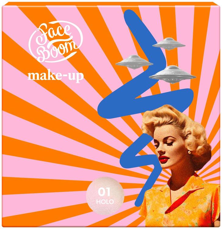 Faceboom pink holo highlighter