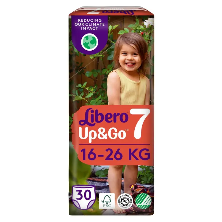 LIBERO Up&Go housuvaippa koko 7, 30kpl, 16-26 kg