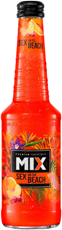 Hiilihapotettu alkoholipitoinen cocktail MIX Sex on the beach 0,33l