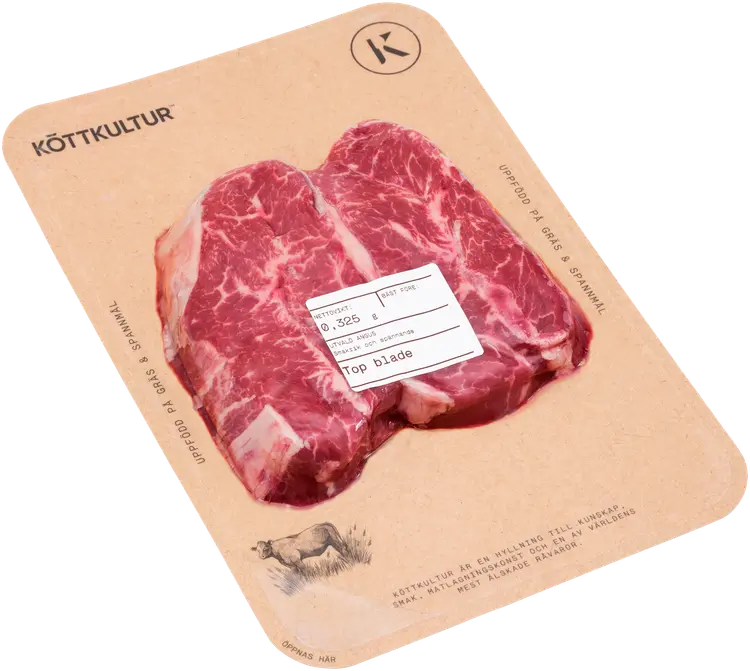 Lihakulttuuri naudan top blade/flat iron steak n.230g
